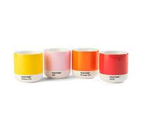 Cortado Thermo Cup, Mix of 4, (Yellow, Red, orange, l. pink)