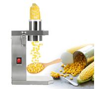 Cortador automático de maíz fresco y cocido, entrada de 6,5 cm, cabeza de acero inoxidable de 3 cm, descascaradora comercial, extracción rápida de granos en 20 segundos