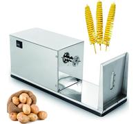 Cortador Automático De Patatas Tornado - Máquina Eléctrica Para Patatas Fritas Caseras & Verduras En Espiral Con Interruptor Adelante/Atrás, Cortador En Espiral 1/8", Para Catering En Casa