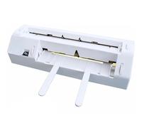 Cortador automático de tarjetas de visita, máquina de corte eléctrica, 5 tarjetas de visita, grosor del papel de corte: 120-300 g, corte altamente eficiente, para oficinas, escuelas, imprentas