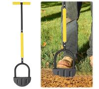 Cortador Bordes Cesped con Mango, 108 cm Cortabordes Manual para Césped, Bordeadora Cesped Manual, Herramienta de Borde de Césped, Bordeador Media Luna para Jardín para Aceras, Entradas de Vehículos