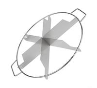 Cortador circular de acero inoxidable para precisión 6/7/9 para división de porciones de pasteles, pizzas y panes en capas para uso en cocina (6 cortes)