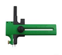 Cortador circular de brújula con mango de trinquete para manualidades de tela y papel, álbumes de recortes, álbumes de fotos y tarjetas para hacer aplicaciones (verde)