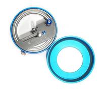 Cortador circular de brújula, herramienta de corte de metal ajustable para círculos precisos, adecuado para papel, tela, cuero, silicona, papel de lija y plástico