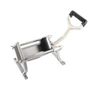 Cortador comercial de papas fritas, máquina manual para cortar patatas con pies de succión para verduras, cebollas y frutas; cortador de tiras gruesas de acero inoxidable para uso (6mm)