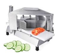 Cortador Comercial de Tomates, Cortador Manual de Vegetales, Corte Uniforme, Cuchilla de Acero Inoxidable de Alta Resistencia para Tomates, Pepinos, Cebollas y Uso en Restaurantes 6.5mm