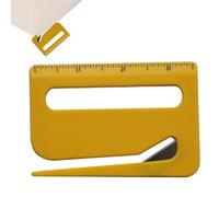 Cortador de abrelatas de paquetes, herramienta de apertura de correo,Abrecartas y cortador de cajas | Abrecartas de papel de embalaje de buzón con extremo afilado, lupa, regla