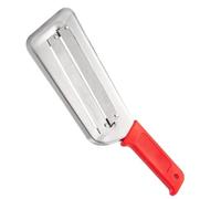 Cortador de acero inoxidable de doble capa base antideslizante cortes uniformes ayudante de cocina col zanahoria pepino inoxidable fácil limpieza rallador para cortador