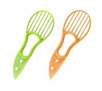 Cortador De Aguacate De 2 Piezas, Cortador De Aguacate, Cortador De Frutas Multifuncional, Cortador Liso Simple, Cortador De Aguacate, Ayudante De Cocina