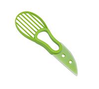 Cortador De Aguacate Shea Corer Mantequilla Pelador De Frutas Cortador Separador De Pulpa Cuchillo De Plástico Utensilios De Cocina Para Verduras Accesorio Para El Hogar,verde