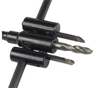 Cortador de agujeros circulares ajustable de 120/200/300mm, broca de madera for paneles de yeso, hoja de corte redonda, herramienta de bricolaje tipo avión(200mm)