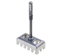 Cortador de agujeros cuadrado profesional, herramienta de troquelado para cajas de conexiones, eficiente corte de paneles de yeso de enchufes cuadrados proyectos de estampación, enchufes rectangulares