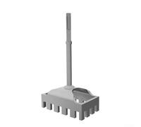 Cortador de agujeros cuadrados para martillo eléctrico, ranura de pared y herramienta de instalación de enchufe compatible con interruptores eléctricos tipo 86 y 118, construcción de metal para uso a