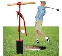 Cortador de agujeros de golf, excavadora manual con mango de acción de palanca, hoja festoneada de acero para campo de golf y uso en jardín