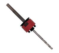 Cortador de agujeros versátil para techo, paneles de yeso y metal, diseño de liberación rápida en un segundo, taladro central integrado, compatible con adaptadores opcionales (A)