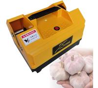 Cortador de ajo, cortador eléctrico bilateral de rizoma para ajo y cebolla, herramienta eficiente de corte de raíces y barba