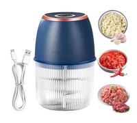 Cortador de ajo eléctrico | 350ml Herramienta De Cocina Robot Culinario,Pequeña Máquina De Cortar Cebollas - Para verduras, alimentos, jengibre, chile, frutas, ajo,