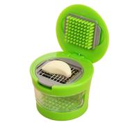 Cortador de ajos, picadora de ajos, picadora de ajos manual robusta, picadora de ajos para picar ajos, para viajes, camping, cocinas y autocaravanas