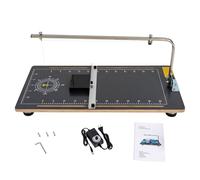 Cortador de alambre caliente, cortador aislante, para poliestireno, con ajuste de ángulo, 30 W, 50-300 °C, 20 cm, altura de corte