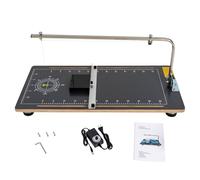 Cortador de alambre caliente de 30 W, 50-300 °C, 20 cm, altura de corte, cortador de espuma de 0,2 mm de diámetro, cortador de poliestireno con soporte ajustable, cortador de poliestireno, 38 x 78 cm