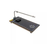 Cortador de alambre caliente de poliestireno, sierra térmica, 20 cm, altura de corte, 30 W, potencia de acero inoxidable, construcción de madera, para modelismo, manualidades, espuma, lana de perlas