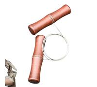 Cortador de alambre de arcilla - Alambre de cerámica resistente, herramienta profesional de corte de arcilla | Cortador de arcilla de acero inoxidable con mango de madera, modelado, proyectos de