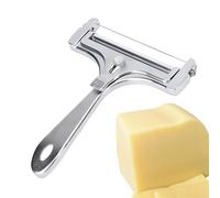 Cortador de alambre de queso - Cortador ajustable de alto rendimiento para quesos duros blandos, herramienta de acero inoxidable | Cube Chopper, hoja de mano, snipper, tallador, mango, panel, cabezal