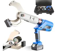 Cortador de alambre hidráulico de batería de 18 V, cortador de cable eléctrico de 60-250 KN para cables de cobre y aluminio (30-135 mm) con pantalla LED, EZ-105C