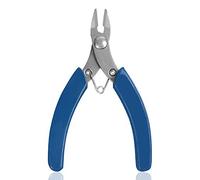 Cortador de alambre micro de 10 cm, cortador de precisión profesional, cortadores suaves de cable, ideal para cortes de procesamiento eléctrico de joyas, etc. (azul)