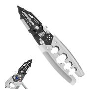 Cortador de alambre y pelacables 28 en 1, alicates de corte y pelacables | para aplicaciones para cortar, engarzar, tijeras, bobinado, abrazaderas, recortar para uso doméstico