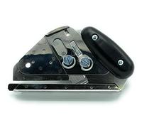 Cortador de alfombras de acero con base plana para montaje de alfombras