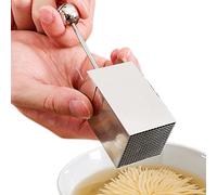 Cortador de alimentos, cortadora de cocina de acero inoxidable, rallador manual para alimentos y soja, para escuela de cocina, restaurante y comida en casa