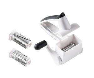 Cortador de alimentos de mano, cilindro de aleación duradero, mango giratorio ergonómico, dispositivo versátil para picar lácteos que ofrece resultados rápidos y eficientes, accesorio perfecto para