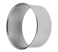 Cortador de anillos para rosquillas, moldes redondos de acero inoxidable para hornear en el horno, para anillos de rosquillas reutilizables, anillos de horno de doble corte, molde para pasta
