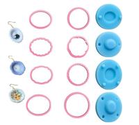 Cortador de arcilla 3D, cortador de 6 pétalos para hacer joyas | 12 piezas de herramientas de arcilla para principiantes y niños, manualidades, Halloween, horneado