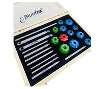 Cortador de asiento de válvula montado en carburo grande, juego de 12 unidades, 30, 45, 70 (20 grados)