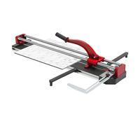 Cortador de azulejos profesional de 800 mm, cortador manual de azulejos, cortadora de azulejos, grosor de corte máximo 15 mm, para colocación de azulejos y proyectos de renovación, color rojo