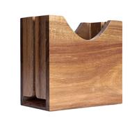 Cortador de bagels de madera, corte de madera seguro y fácil de limpiar, cortador de bagels grande, material de madera premium con diseño ranurado, cortador de bagel con base antideslizante, para el