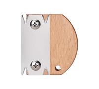 Cortador de bandas de bordes, mango de madera ergonómico, raspador de filete biselado, para paneles de yeso, muebles, gabinetes, talleres, encimeras, manualidades, carpinteros