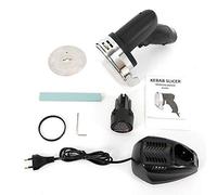 Cortador de barbacoa,cuchillo de kebab, cortador de carne portátil, cuchillo de kebab, cuchillo de carne profesional, cortador de kebabschneider eléctrico Quiet ajustable, grosor de corte ajustable