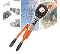 Cortador de Barras de Refuerzo de Cable hidráulico Cizalla Manual de Barra de Acero Herramienta de Corte de Servicio Pesado para hormigón Armado/Cable de Acero/cordón de Acero(50)
