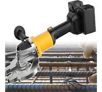Cortador de barras de refuerzo eléctrico inalámbrico de 2000 W, tecnología de corte en frío sin chispas de 2100 RPM para barras de acero, tubos de hierro y metales duros con 2 baterías y durabilidad