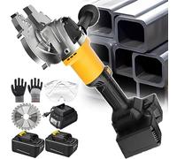Cortador de barras de refuerzo hidráulico inalámbrico, sierra de corte en frío sin escobillas de 2000 W, 2100 RPM, diámetro de corte de 3 cm para barras de acero y metales