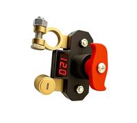 Cortador de batería aislador | Seccionador manual giratorio con pantalla digital 12 V 24 V, aislador de disyuntor de batería, para camión, autocaravana, quad, , autobús, autocaravana, furgoneta