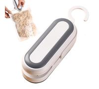 Cortador de bolsas y sellador, sellador de bolsas pequeñas | Sellador portátil de bolsas de chips colgantes con carga USB,Pequeña selladora portátil de bolsas de astillas, para almacenamiento de
