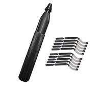 Cortador de bordes multiusos de metal, herramienta de desbarbado de madera, apto para manualidades de papel, tela y herramientas de corte de nitidez