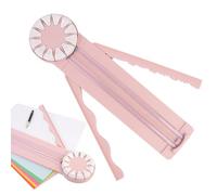 Cortador de bordes para manualidades en papel - Cortador de tarjetas 12 en 1 | Herramienta de corte Zig, cortadora de papel multifuncional con herramientas de medición, cortadora de papel
