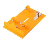 Cortador de botellas de vidrio ajustable, herramienta de manualidades con hoja de corte de alto rendimiento y zócalo grueso, para reciclaje doméstico y proyectos de arte (amarillo)