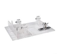 Cortador de botellas de vidrio ajustable para manualidades, máquina de corte manual para botellas de vino y vidrio de hasta 230 mm, pieza (transparente, amarillo (transparente)