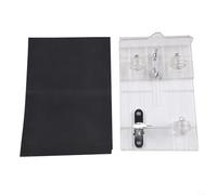 Cortador de botellas de vidrio ajustable para manualidades y reciclaje, zócalo grueso resistente, se adapta a botellas de 20 mm a 230 mm de diámetro (transparente)